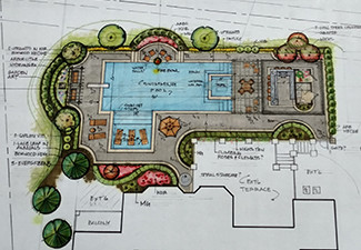 New Construction Landscaping Commerce MI | Squeals Landscaping - new-construction-rendering
